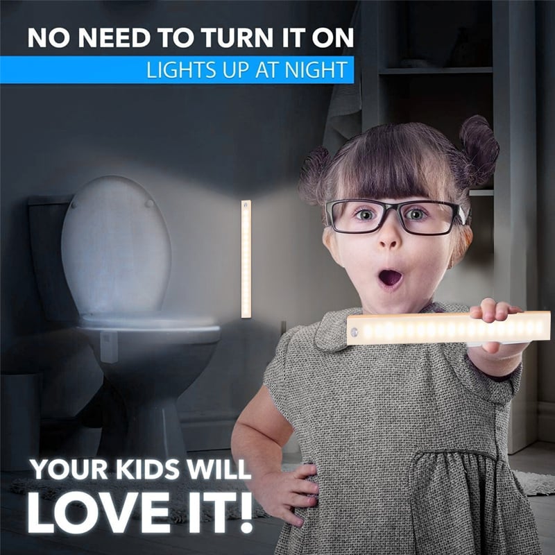 Delme Gerektirmeyen Akıllı Sensörlü Manyetik Şarj Edilebilir LED Işık Seti